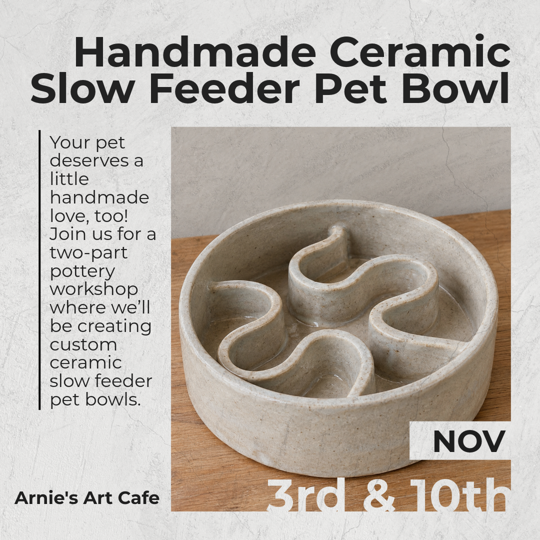 11/3 + 11/10 Handmade Ceramic Pet Bowl