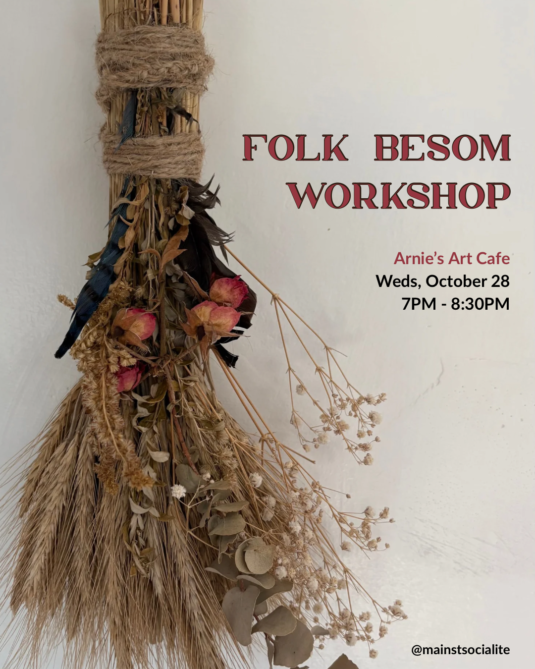 10/28 Folk Besom Workshop