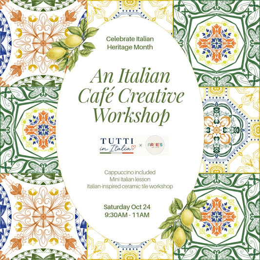 10/24 An Italian Café Creative Workshop